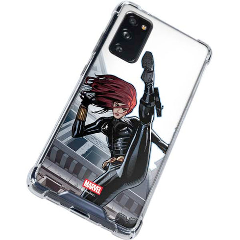 Marvel Black Widow High Kick Galaxy S20 FE Clear Case